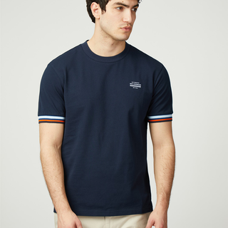 Ben Sherman Pique Tee - Dark Navy