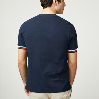 Ben Sherman Pique Tee - Dark Navy