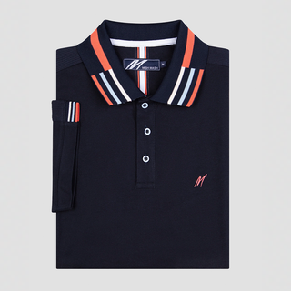 MISH MASH FINN NAVY POLO