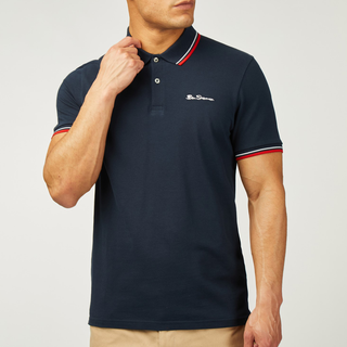 Ben Sherman Signature Pique Polo - Dark Navy