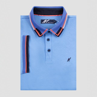 MISH MASH CARLO BLUE BONNET POLO