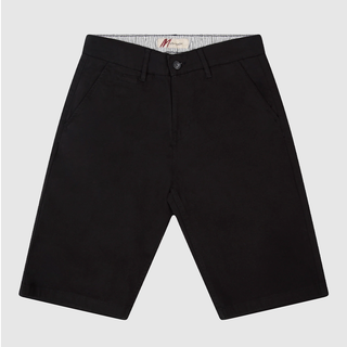 MISH MASH MID STRETCH WEYMOUTH BLACK CHINO SHORT