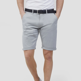 MISH MASH MID STRETCH WEYMOUTH GREY CHINO SHORTS