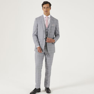 Skopes Anello Tailored Suit Jacket Grey Check