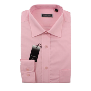 Peter England Mens Plain Pink Shirt