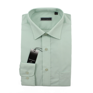 Peter England Mens Plain Sage Shirt