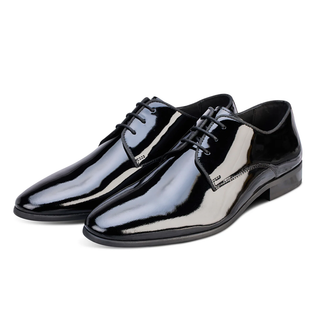 John White Ivy Black Derby Shoes