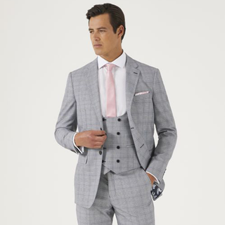 Skopes Anello Slim Suit Jacket Grey Check