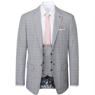 Skopes Anello Slim Suit Jacket Grey Check