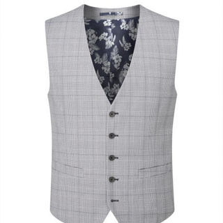 Anello Suit SB Waistcoat Grey Check